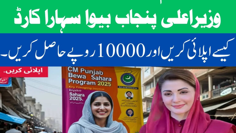 CM Punjab Bewa Sahara Card