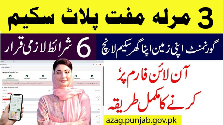 Apni Zameen Apna Ghar Online Application Process